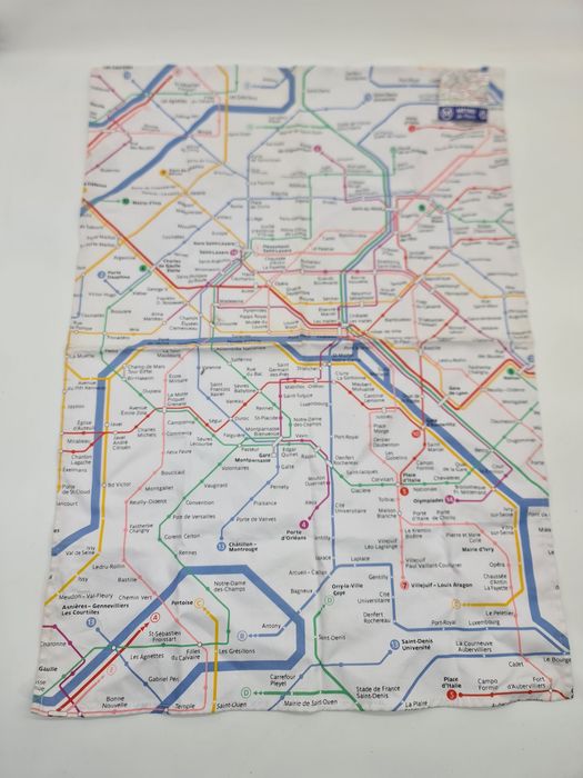 Pano de mesa Metro de Paris 50x70 cm