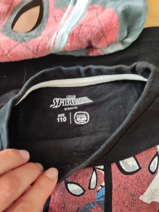 Paka ubranek Spiderman 104 smyk spodnie kurtka Softshell bluzki