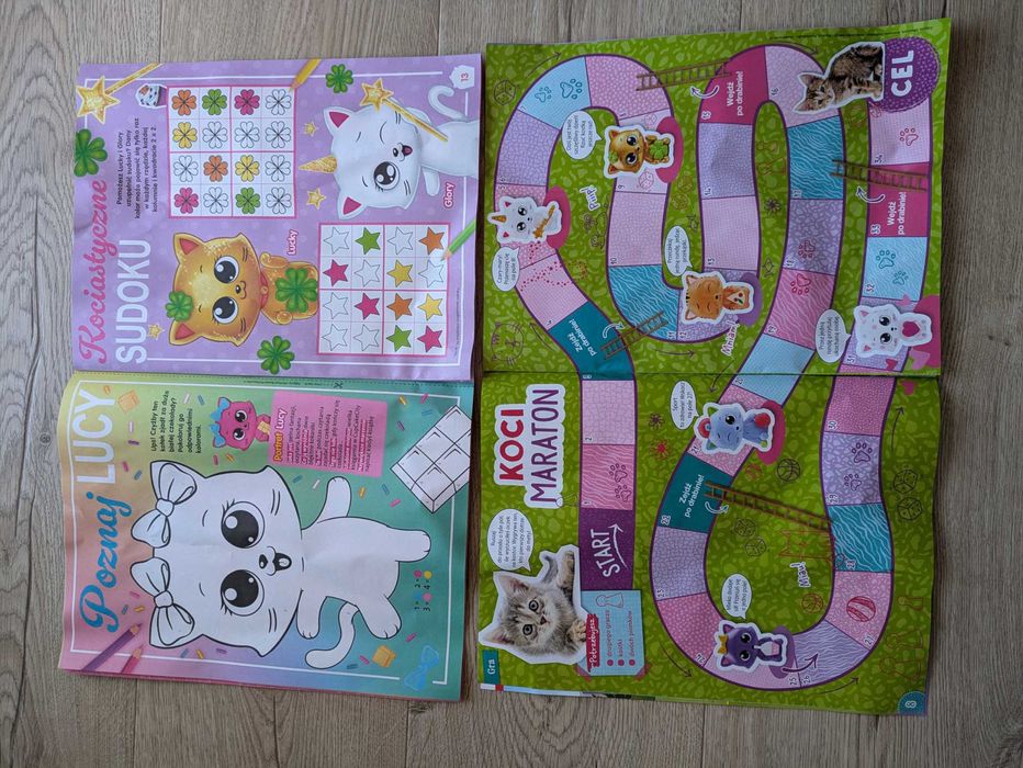2 magazyny Cupcake cats, gazetka cup cake cats