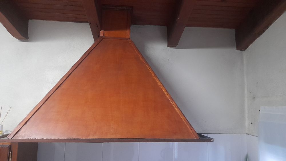 Chaminé em inox cozinha regional