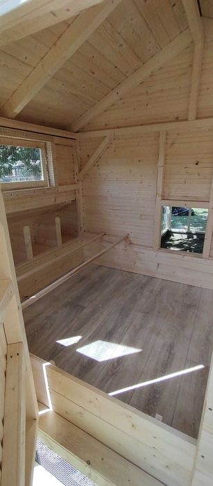 Kurnik dla kur z woliera, solidna konstrukcja!