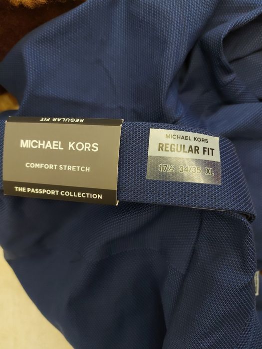 Чоловіча синя сорочка Michael Kors оригінал