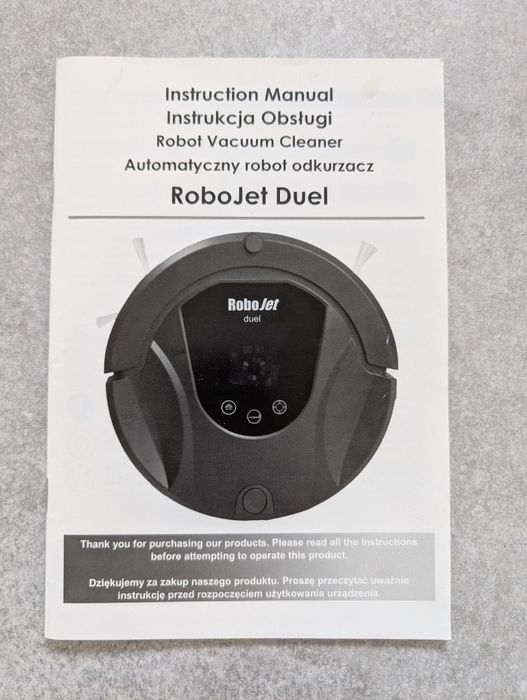 Odkurzacz, robot RoboJet Duel