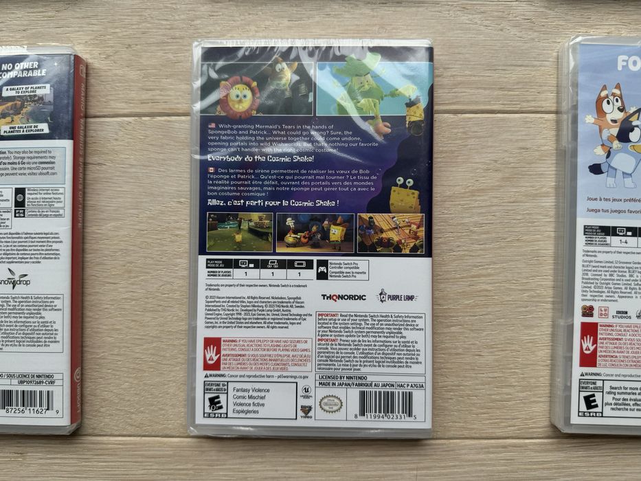 Гра Sponge Bob Cosmic Shake до Nintendo Switch/Switch Lite/Switch 2