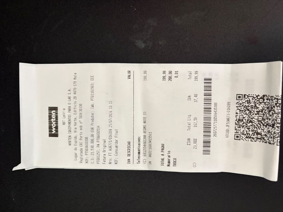 Vendo redmi note 15 verde