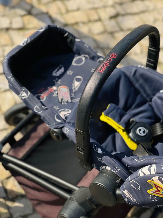 Carrinho de bebé Cybex Priam Platinum Lux Space Rocket All-Terrain
