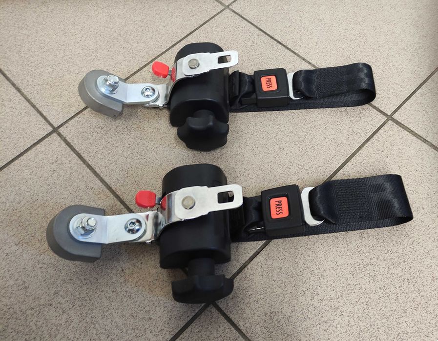 Pasy mocowania wózka inwalidzkiego na klips AMF Bruns. Nowe !!! Okazja