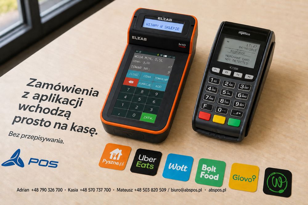 Sinmi V3H + terminal + Oprogramowanie  ABS POS  ksef, paragony, zamowienia - Wisła, Ustroń