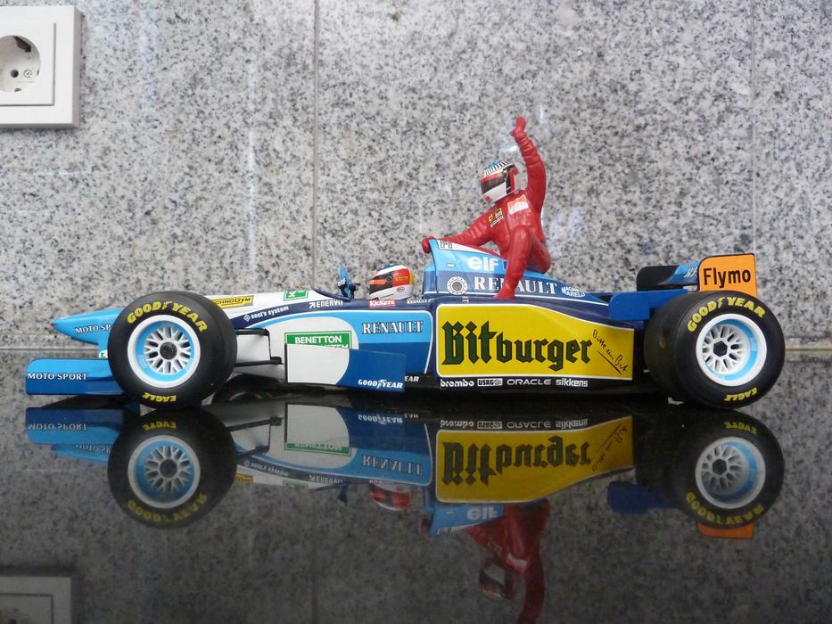 1:18 Minichamps, Benetton, Jean Alesi, Taxi, GP Canada 1995, AutoArt