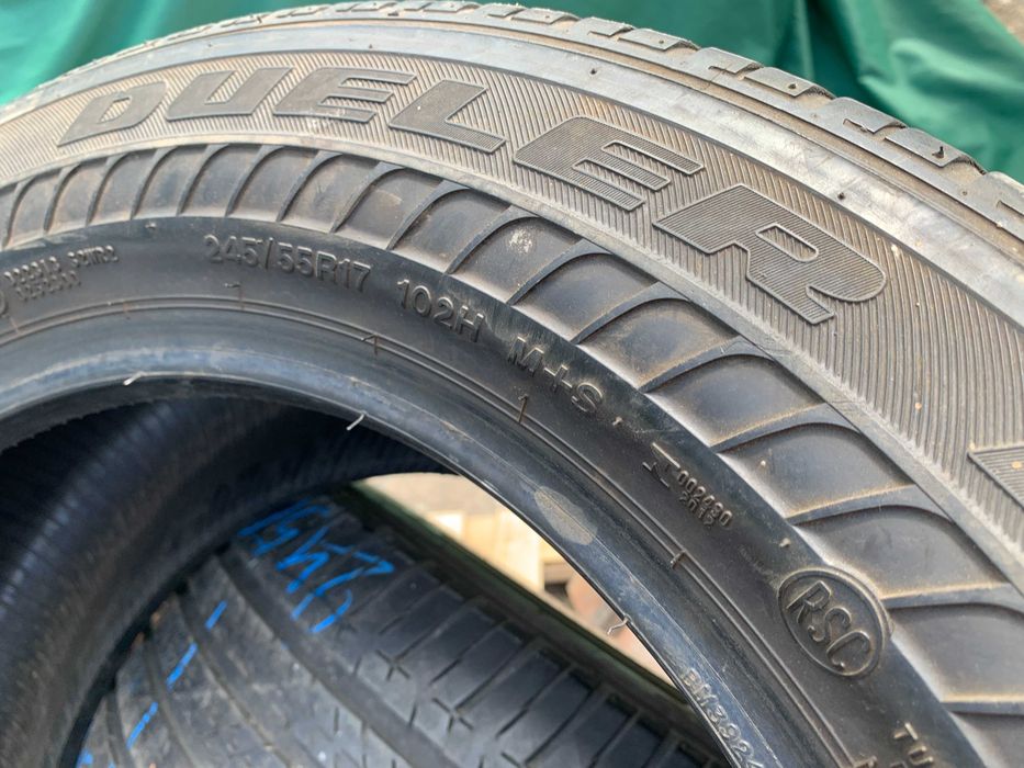 245-55-R17 BRIDGESTONE DUELER RFT пара 2штуки  резины GERMANY 2023