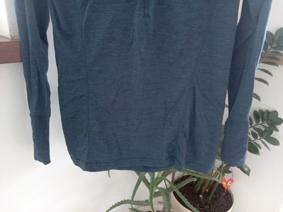 Norrona Wool ZIP Neck koszulka termoaktywna z długim rękawem M