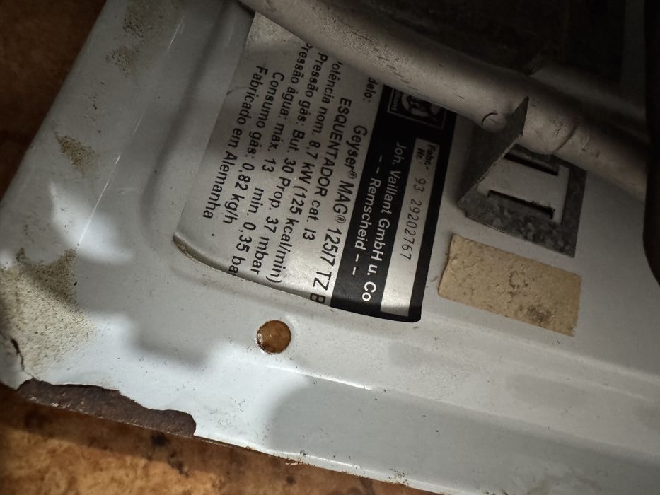 Mini Esquentador de Bilha de gas