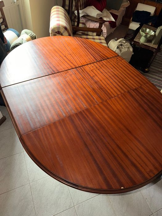 Mesa de jantar extensível, estilo vintage , antiga