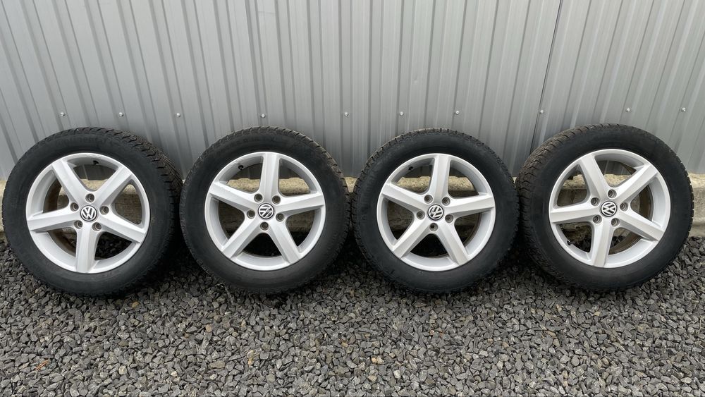 Диски алюмінієві легкосплавні гума шини VW Golf 7 R16 5G0071496