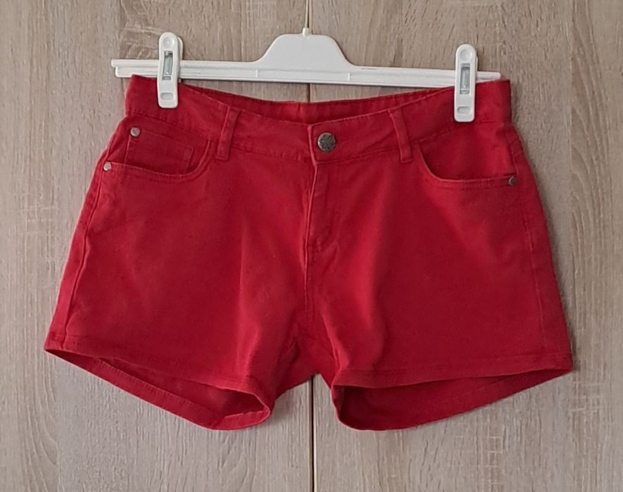 Bordowe spodenki 42
