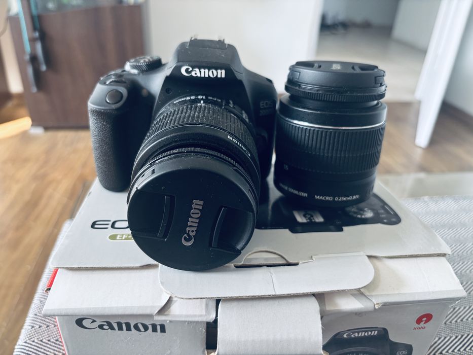 Lustrzanka Canon EOS 2000D zamienie