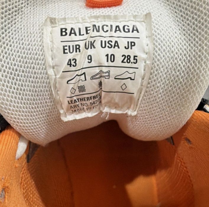 Balenciaga track 1 grey