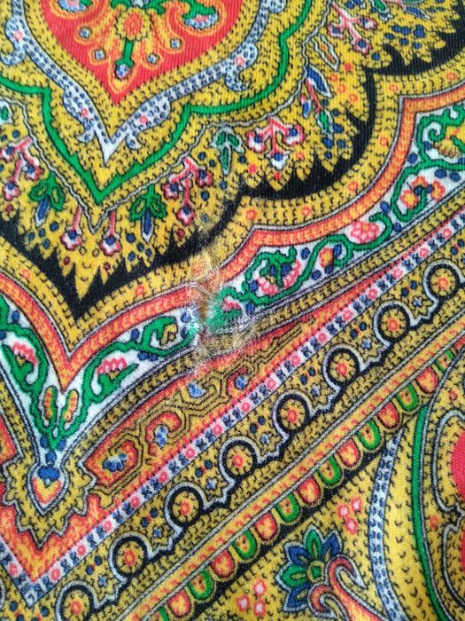 Welniana chusta apaszka wzor