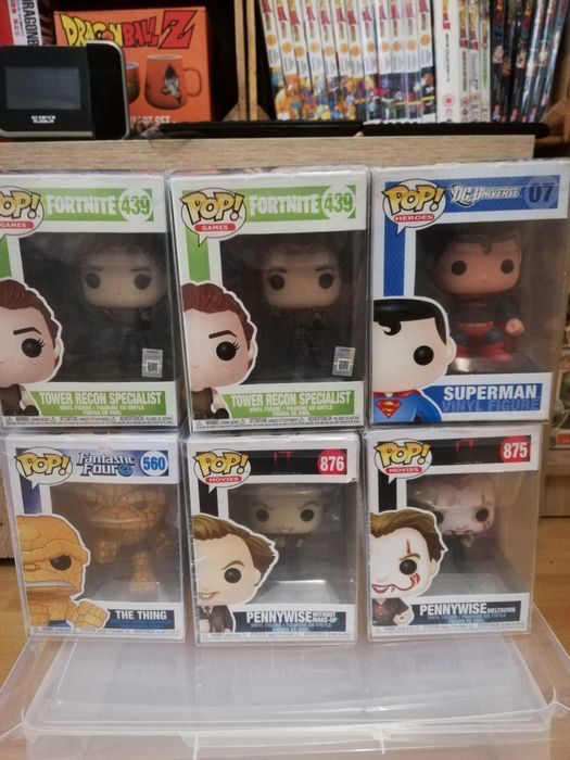 funko pop-tower recon specialist-superman-the thing-pennywise