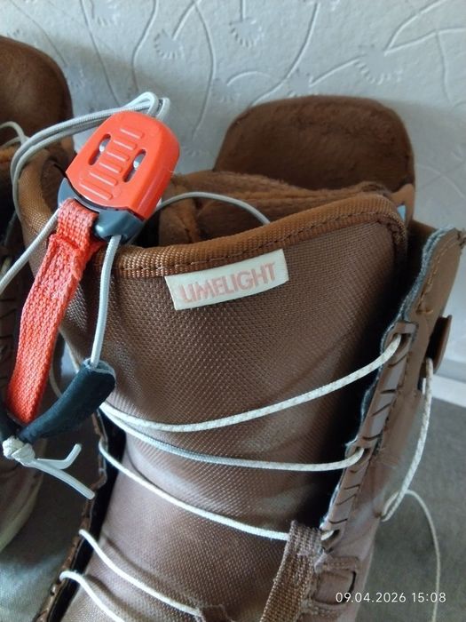 Сноубордичні черевики Burton Limelight ,41,5 UA,коричневі б/в