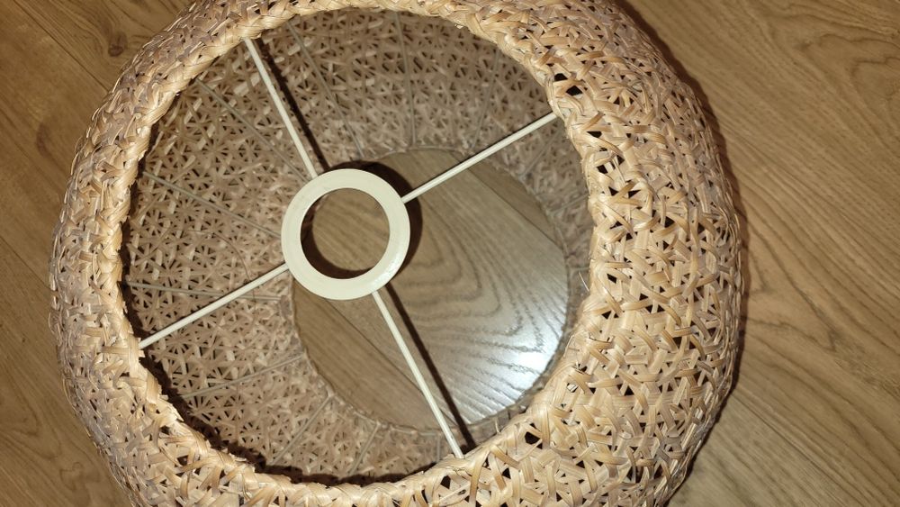 Lampa wisząca pleciona boho piękna