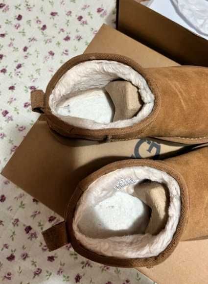Nowe UGG oryginalne damskie brazowe na zimę buty na jesien za kostkę40