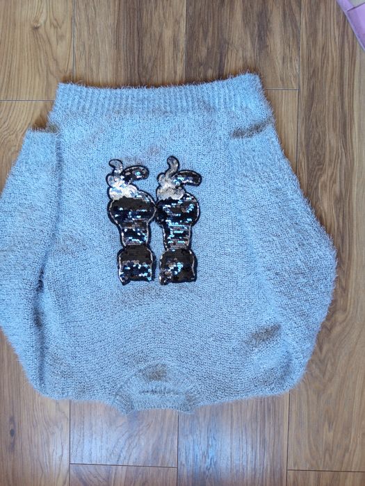 Sweter dziewczęcy włochacz kids look 158/164 stan idealny