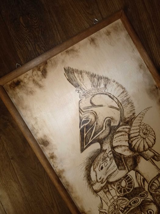 Obraz ręcznie wypalany