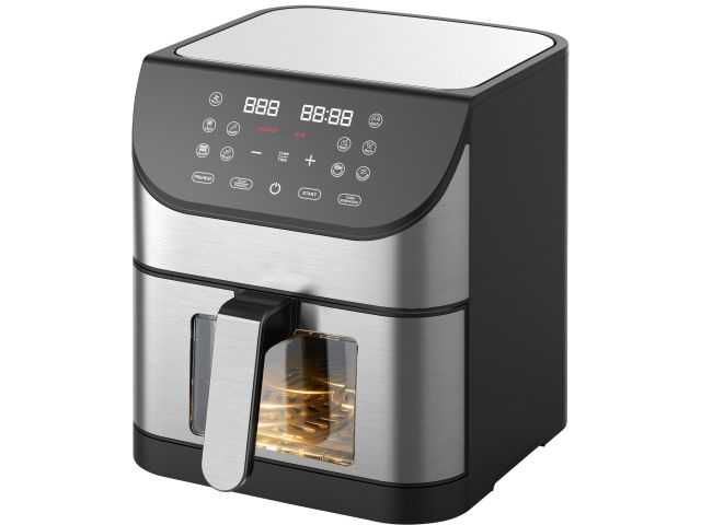 Frytkownica Beztłuszczowa Xxl Air Fryer 8l 1800w Wizjer 12 Programów