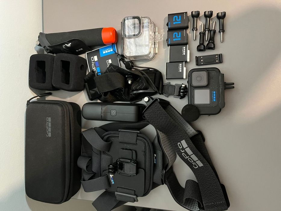 GoPro 12 Black + Media Mod + Akcesoria Gratis