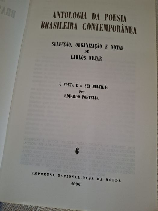 Antologia de Poesia Brasileira Contemporânea