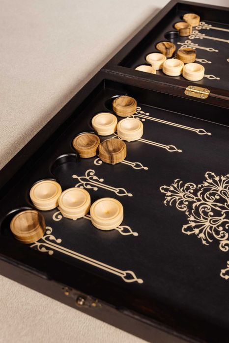 Дерев'яні нарди преміум якості ручної роботи "Візантія"