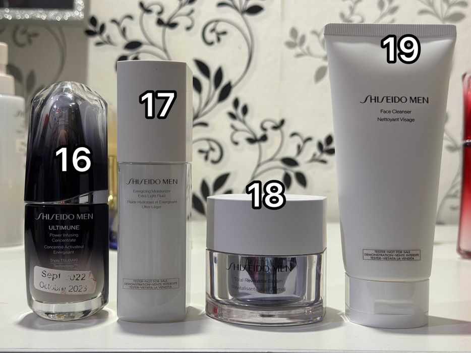 Косметика для обличчя для жінок та чоловіків Shiseido та Shiseido Men