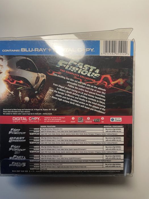 Edicao Especial Velocidade Furiosa Blu-ray