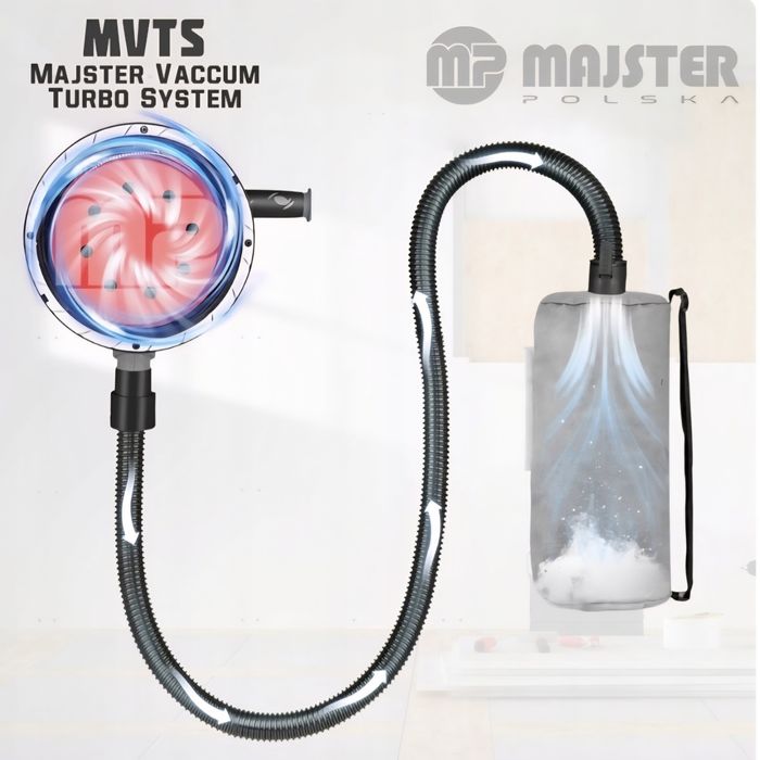 Zestaw Odkurzacz RIWALL do pyłu i Szlifierka MAJSTER LED do gładzi