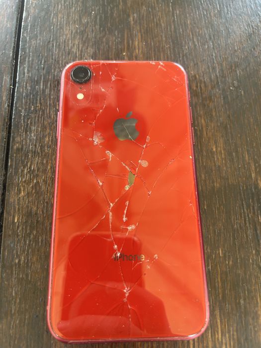 iPhone XR 128GB RED 割れあり iphone xr разбитый - Купить электронику - Цены на OLX.ua