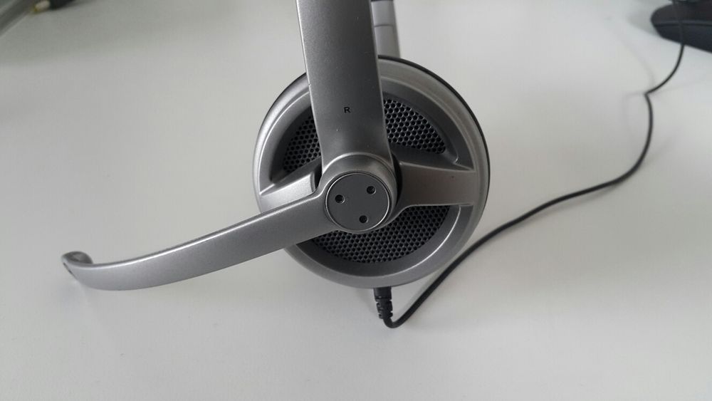 Słuchawki logitech z mikrofonem