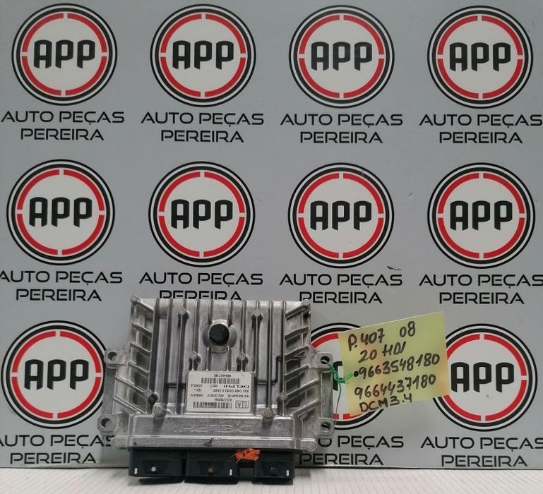 Centralina PSA 2.0 HDI Delphi DCM3.4, referência 9663548180,