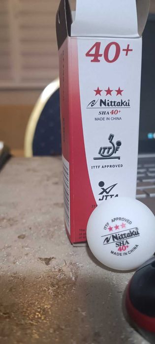 Продам пластиковые шарики для настольного тенниса Nittaku 3*** 40+