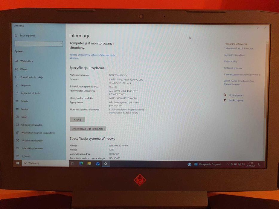 HP OMEN 15 Gaming, Intel i7,  NVIDIA GeForce GTX 1060