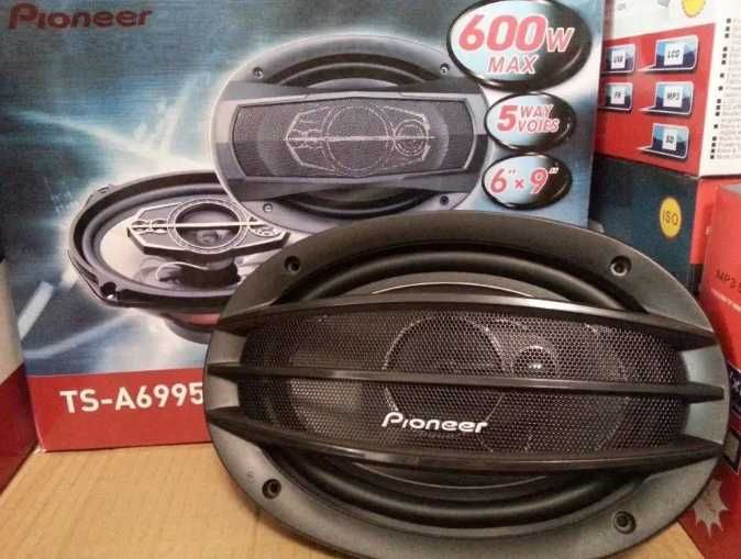 Автоакустика Пионер 600вт овалы динамики в авто колонки в машину