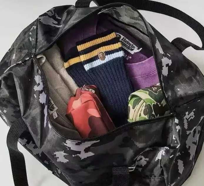 Велика сумка через плече Bape Ape Duffle Bag Camo Digital smart.