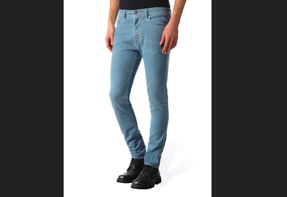 90/108 cm nowe DIESEL TEPPHAR jogger W34 L32 slim skinny rurki w33