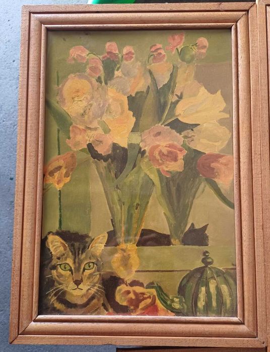 Três quadros antigos