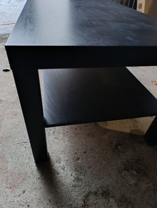 Stolik kawowy IKEA Lack wenge z półką