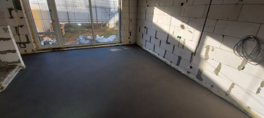 Стяжка пола,машинна стяжка підлоги,стяжка підлоги