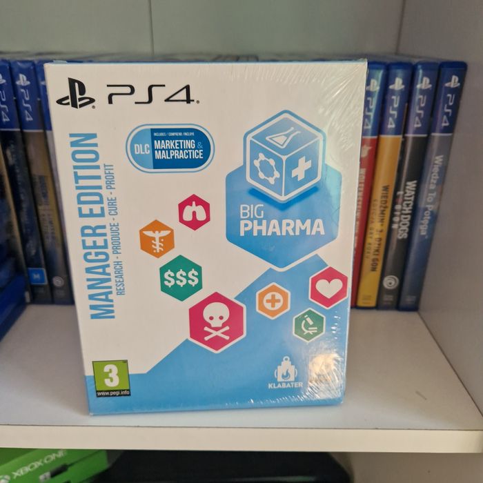 Big pharma nowa folia ps4 ps5 PlayStation 4 5