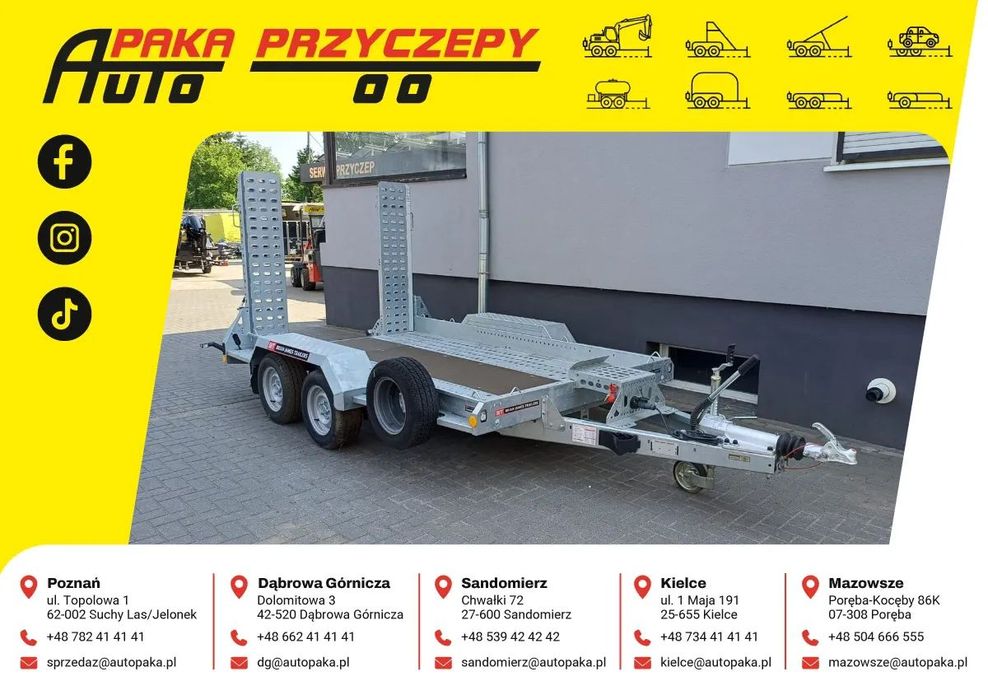 Brian James Trailers Digger Plant 2, 320X170 Cm, Dmc Kg, Z