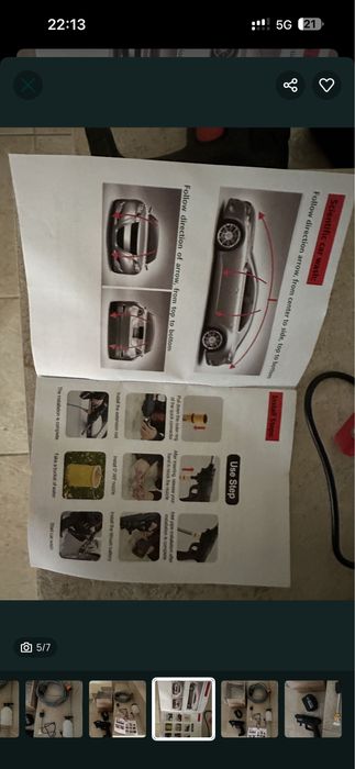 Pistola de pressão a bateria água, lavar carro, etc