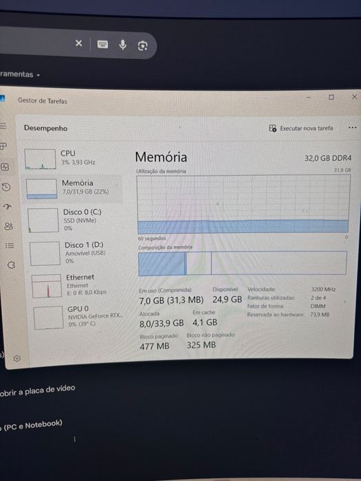 Pc gaming RTX 4070 COM GARANTIA